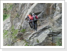 Eine weitere Hängebrücke im Obergurgler Klettersteig Eine weitere Hängebrücke im Obergurgler Klettersteig